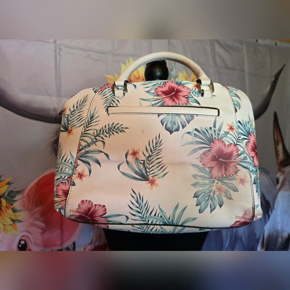Guess Handbags - Guess Vintage Floral Satchel Bag